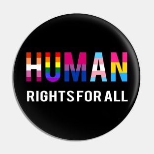 Human Rights LGBT Flag Gay Pride Month Transgender Rainbow Lesbian Pin