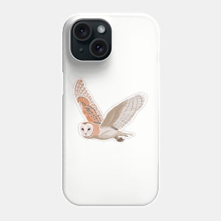 Midnight Barn Owl Phone Case