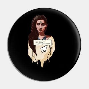 Broken woman Pin