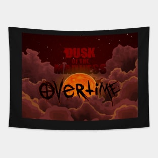 Dusk of the Madness: Overtime Night Sky Logo Tapestry