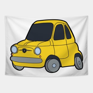 Fiat 500 Cute Tapestry