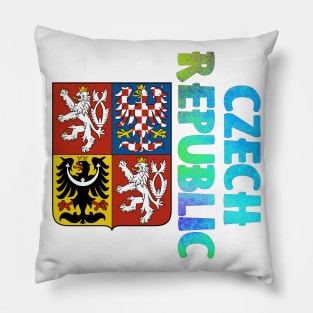 Czech Republic Coat of Arms Design Pillow