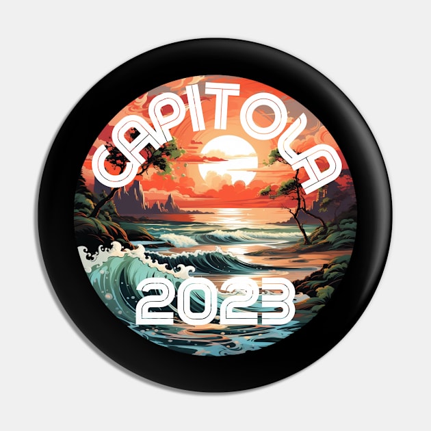 Capitola Pin by BukovskyART