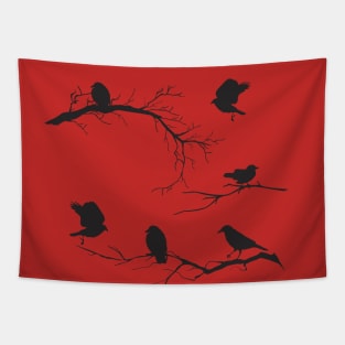 A Murder Of Crows Tapestry