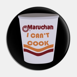 i can't cook (instant noodles) Pin