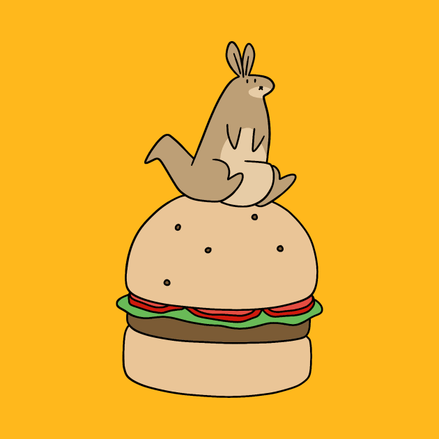 Giant Hamburger Kangaroo by saradaboru