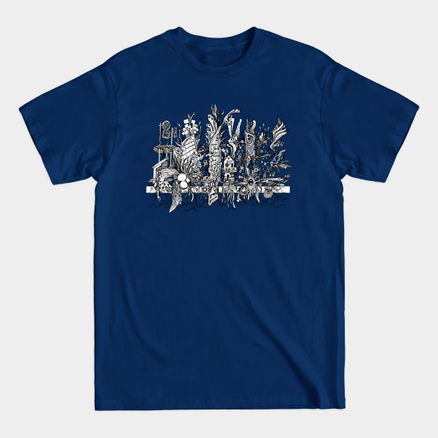 Disover Abstract cityscape doodle art - Abstract - T-Shirt