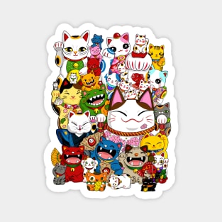 Maneki Neko (Lucky Cat) Collection Magnet