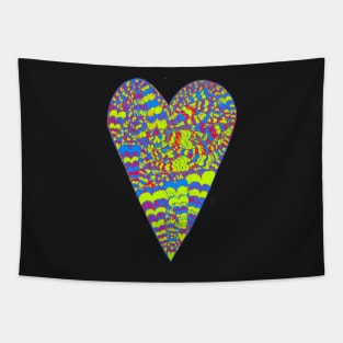 Psy Heart Tapestry