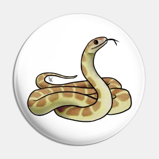 Reptile - Snake - Hypomelanistic Corn Snake Pin