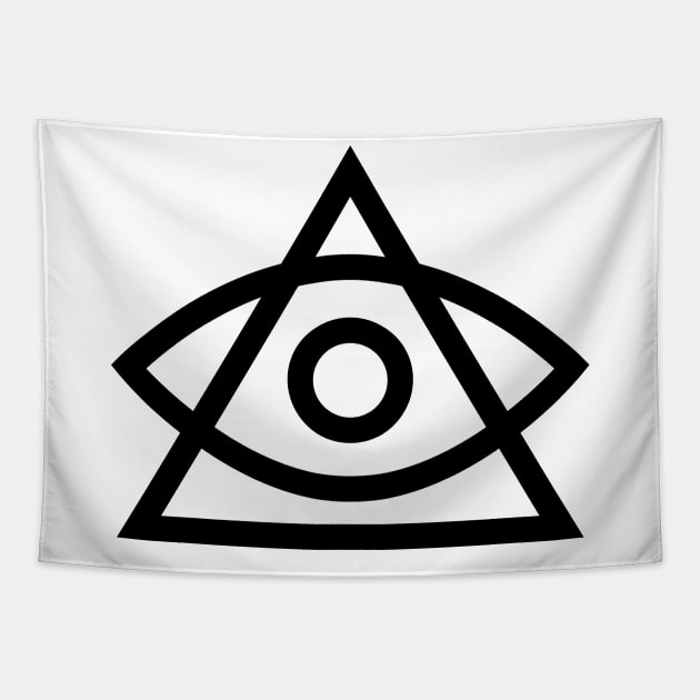 mason eye Tapestry by drugsdesign