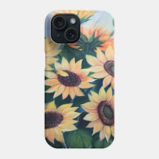 Colorful Sunflowers Phone Case