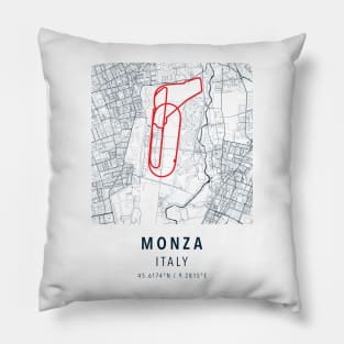 monza simple map Pillow