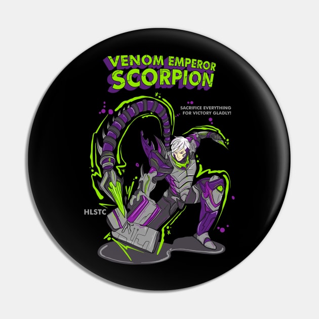 Mobile Legends Gusion Venom Emperor Scorpion Pin by Holistic