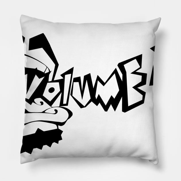 Volume 10 Logo Pillow by BlackActionTeesOnDemand