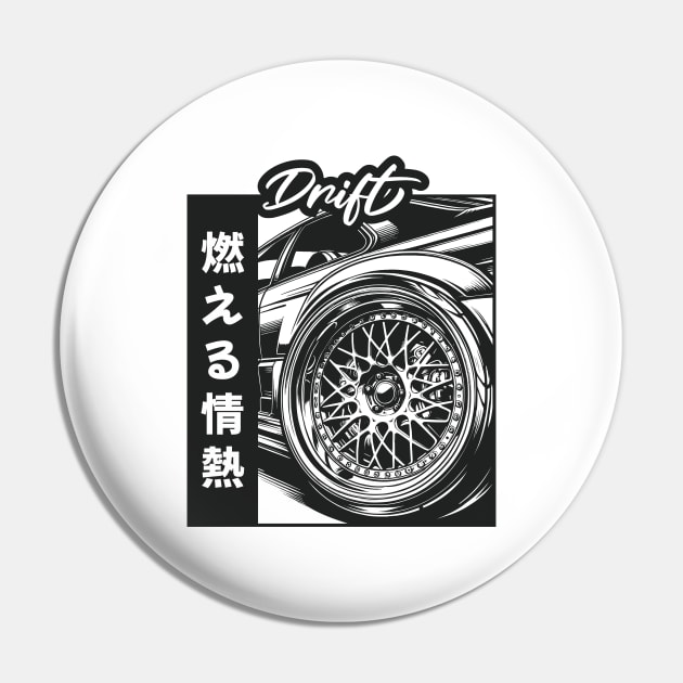 JDM Wheel Burnout Pin by GoldenTuners