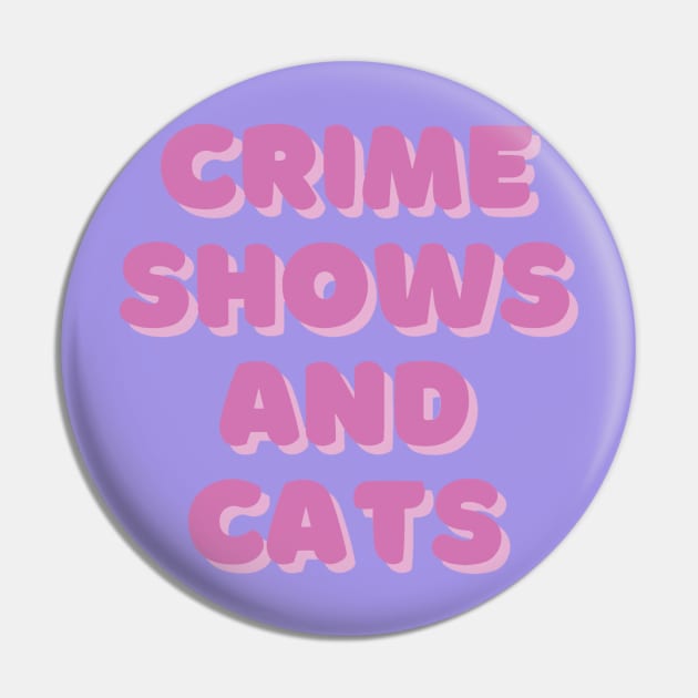 Crime shows and cats Pin by Dr.Bear