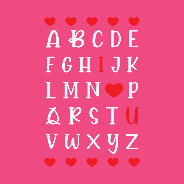 I love you alphabet by OrnamentallyYou