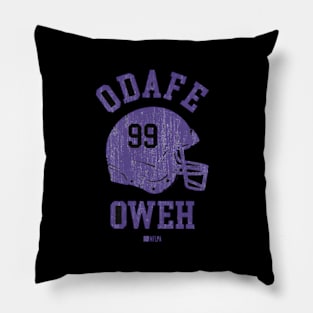 Odafe Oweh Baltimore Helmet Font Pillow