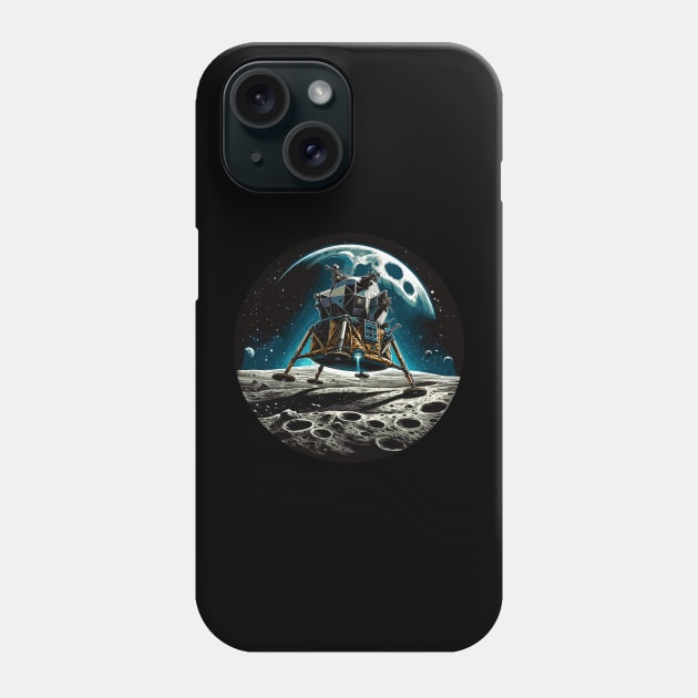 Lunar Landing Legacy - Apollo Modul Phone Case by Graphic Wonders Emporium