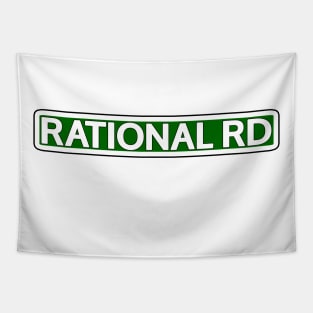 Rational Rd Street Sign Tapestry