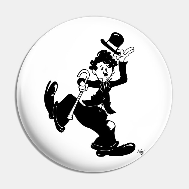 The Little Tramp Pin by UzzyWorks