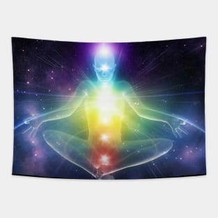 Meditation in space Tapestry