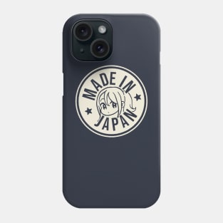 Lovable. Sweet  Girl Made in Japan Logo Design Phone Case