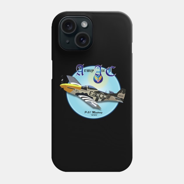 AAC - P51 Mustang Fighter Phone Case by twix123844