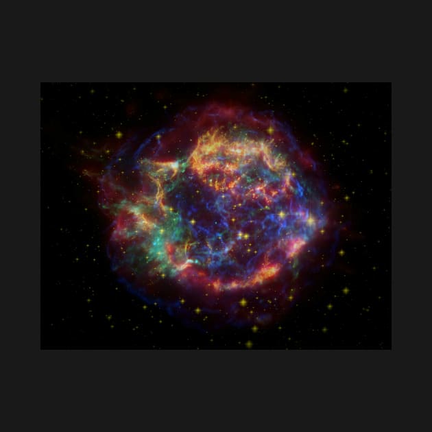 The Cassiopeia A Supernova Remnant by SpacePlace