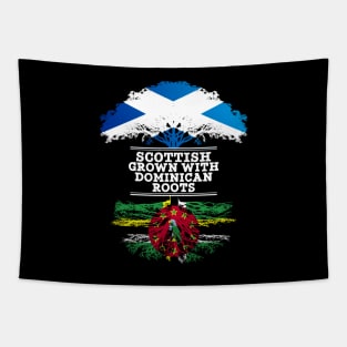 Scottish Grown With Dominican Roots - Gift for Dominican With Roots From Dominica Tapestry