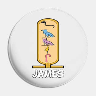 JAMES-American names in hieroglyphic letters-James, name in a Pharaonic Khartouch-Hieroglyphic pharaonic names Pin