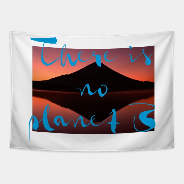 PLANET B Fuji Night (blue) Tapestry by Utopic Slaps