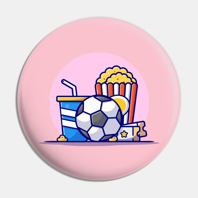 Watching Soccer Match Cartoon Vector Icon Illustration Pin by Catalyst Labs