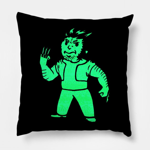 Adamantium Skeleton perk Pillow by KingVego