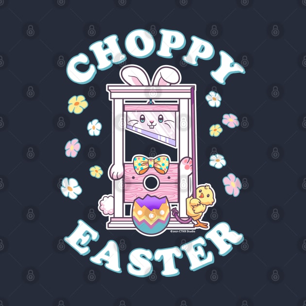 Choppy Easter Cute Bunny Guillotine by CTKR Studio