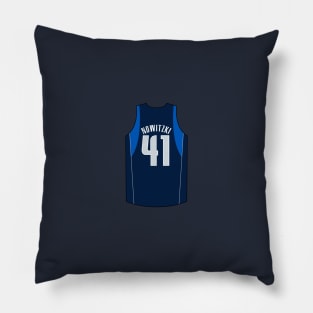 Dirk Nowitzki Dallas Jersey Qiangy Pillow