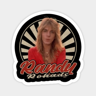 Vintage Circle Randy Rhoads Magnet