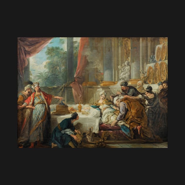 The Sentencing of Aman by Jean-Francois de Troy by Classic Art Stall