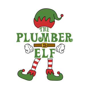 The Plumber Elf Christmas Family Matching Outfits Group Attire T-Shirt
