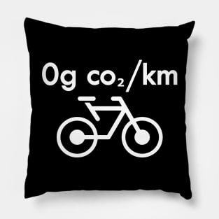 Bicycle Environment - 0g co2/km Pillow