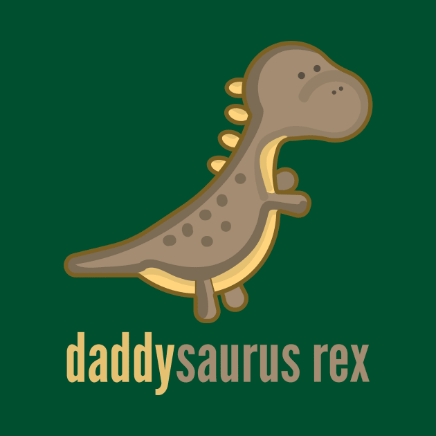 Daddysaurus Rex T-Shirt Dinosaur Family Shirts by DoggyStyles