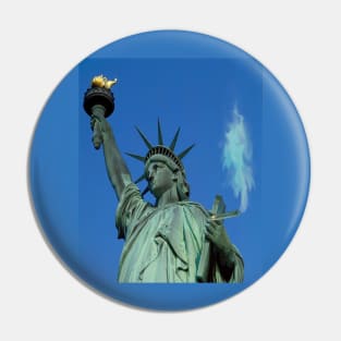 Holy Smoke! Statue of Liberty Pin