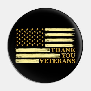 Thank You Veterans Pin