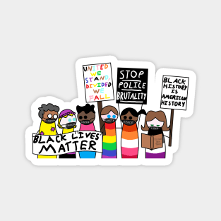 Queer-Coded Comic: Black Lives Matter Magnet