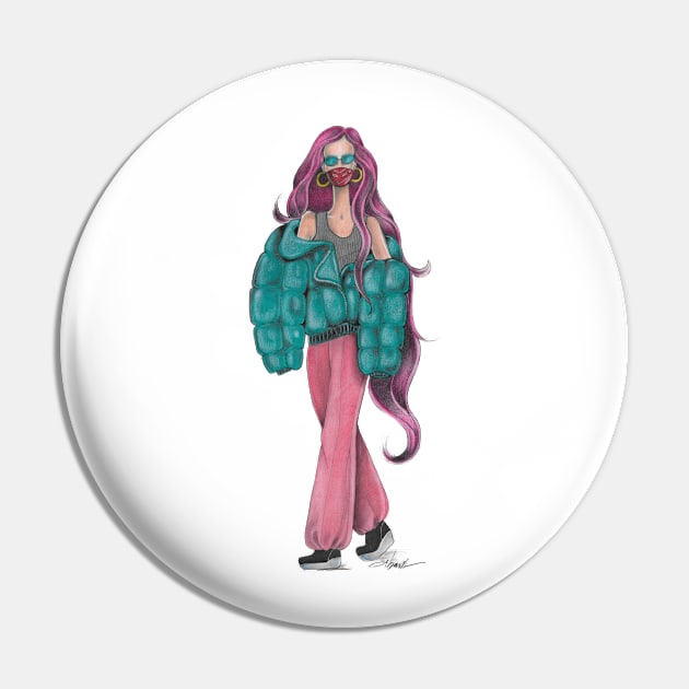 Urban Covid Realness Pin by Quarantine Girls