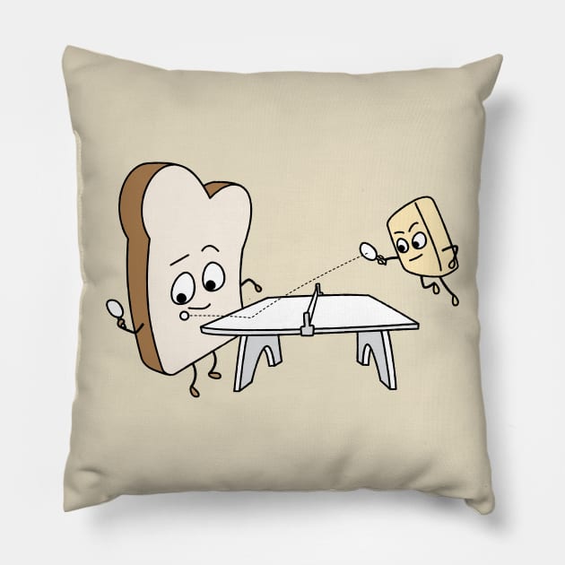 Bread & Butter Pillow by grodek