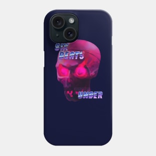 Retrowave skull Phone Case