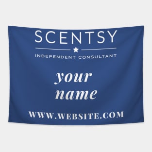 scentsy independent consultant gift ideas with custom name and website Tapestry