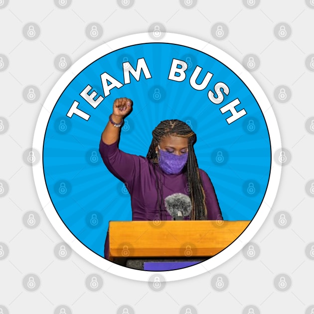 Cori Bush - Democrat Politician Magnet by Football from the Left